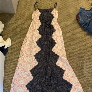 Long patterned dress